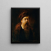 Zelfportret - Hans Canon — ingelijst kunstwerk aan de muur