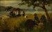 Het picknickmandje - Hans Dahl — weergave van het kunstwerk