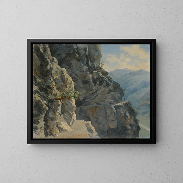The Frstensteig in Liechtenstein - Hans Gantner — framed artwork on a wall