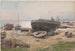Een haven aan de Baltische Zee - Hans Gude — weergave van het kunstwerk