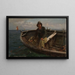 Vissersboot op Rügen - Hans Gude — ingelijst kunstwerk aan de muur