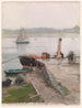 Jetée de Trovemünde - Hans Gude — weergave van het kunstwerk