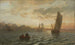 Uitzicht vanaf de Oslofjord - Hans Gude — weergave van het kunstwerk