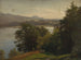 Uitzicht op de Mondsee - Hans Gude — weergave van het kunstwerk