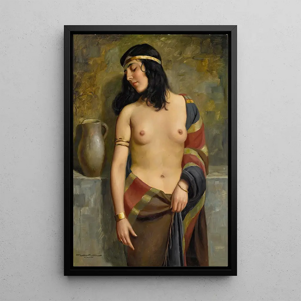 Beauty Draped - Hans Hassenteufel — framed artwork on a wall