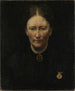 portret van actrice Laura Gundersen - Hans Heyerdahl — weergave van het kunstwerk