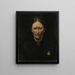 portret van actrice Laura Gundersen - Hans Heyerdahl — ingelijst kunstwerk aan de muur