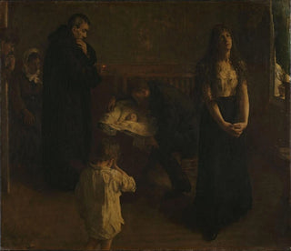 L'enfant stervend - Hans Heyerdahl — weergave van het kunstwerk