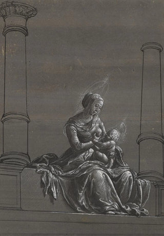 Hans Holbein The Younger - Maria mit Kind zwischen Sulen.webp