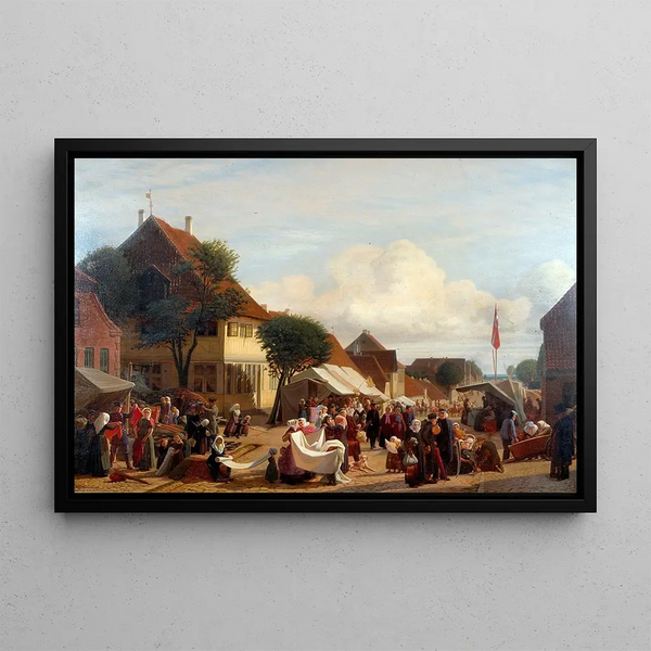 Hans Jrgen Hammer - En markedsdag i Fredericia.webp
