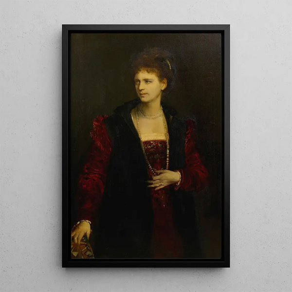 Hans Makart - Zerline Gabillon Schauspielerin.webp