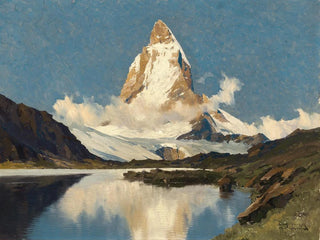 Hans Maurus - Matterhorn und Riffelsee.webp