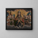 God de Vader met zingende engelen - Hans Memling — ingelijst kunstwerk aan de muur