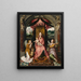 Maagd met Kind - Hans Memling — ingelijst kunstwerk aan de muur
