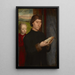 Portret van een man die leest - Hans Memling — ingelijst kunstwerk aan de muur