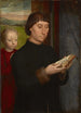 Portret van een man die leest - Hans Memling — weergave van het kunstwerk