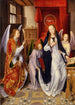 L'Annonciation - Hans Memling — weergave van het kunstwerk
