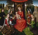 Maagd en Kind met Sint Catharina van Alexandria en Sint Barbara - Hans Memling — weergave van het kunstwerk