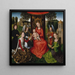Maagd en Kind met Sint Catharina van Alexandria en Sint Barbara - Hans Memling — ingelijst kunstwerk aan de muur