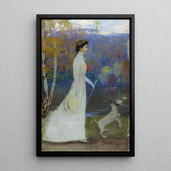 Caroline groot-hertogin van Saksen-Weimar-Eisenach - Hans Olde — ingelijst kunstwerk aan de muur