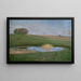 Zomerlandschap met een tempel - Hans Richard von Volkmann — ingelijst kunstwerk aan de muur