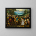 De ontmoeting van David en Abigail - Hans Rottenhammer — ingelijst kunstwerk aan de muur