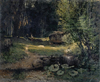 Binnen in een bos - Hans Sandreuter — weergave van het kunstwerk