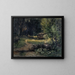 Binnen in een bos - Hans Sandreuter — ingelijst kunstwerk aan de muur