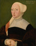 Portret van een vrouw - Hans Schäufelein de Oudere — weergave van het kunstwerk