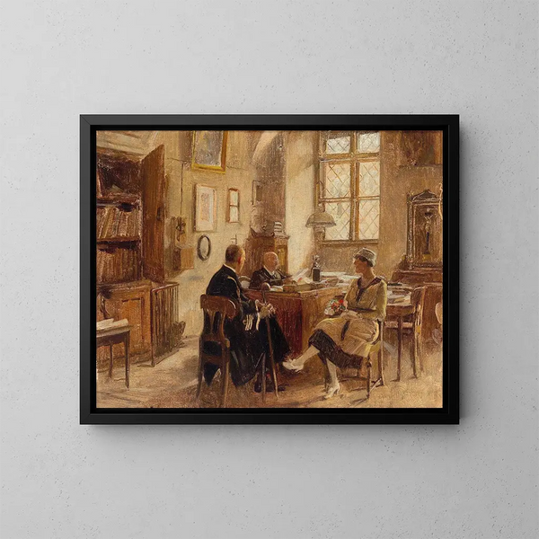 At the presbytery - Hans Temple — framed artwork on a wall