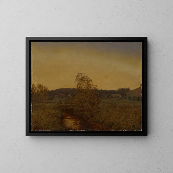 L' étoile du soir - Hans Thoma — ingelijst kunstwerk aan de muur