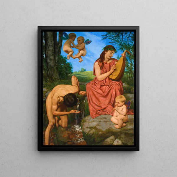 Hans Thoma - Die Quelle The Spring.webp