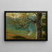 van herfstboom voor een vallei - Hans Thoma — ingelijst kunstwerk aan de muur