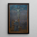 Crucifixion of Christ - Hans Thoma — framed artwork on a wall