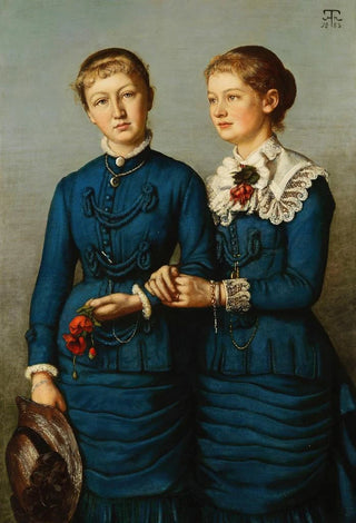 Hans Thoma - Portrait of the two daughters of the Haag family.webp
