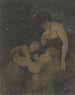 De nacht - Hans Thoma — weergave van het kunstwerk