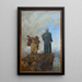 La Tentation du Christ - Hans Thoma — ingelijst kunstwerk aan de muur