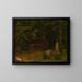Binnen in het bos - Hans Thoma — ingelijst kunstwerk aan de muur