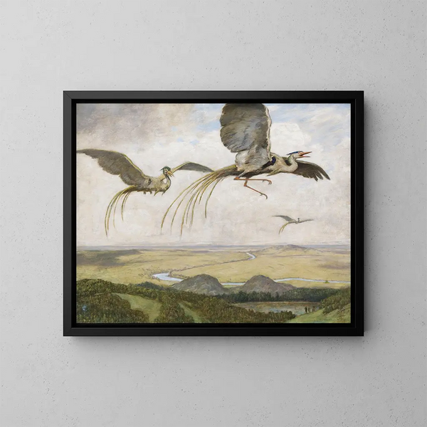 Wonderlijke vogel - Hans Thoma — ingelijst kunstwerk aan de muur