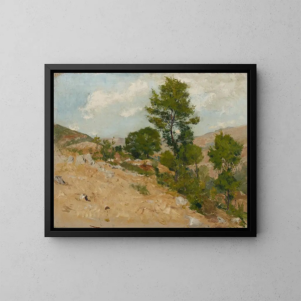 À Anticoli - Hans Tichy — framed artwork on a wall