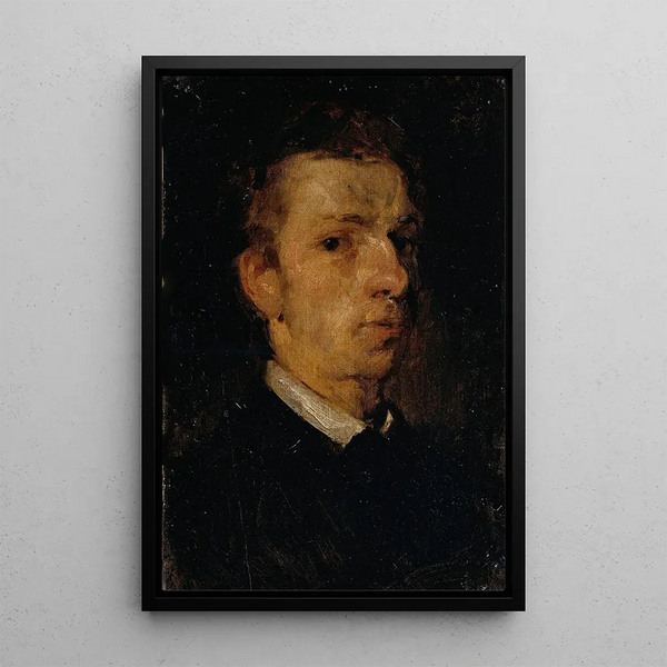The Painter August Cesar - Hans von Marées — framed artwork on a wall