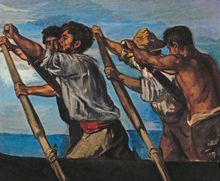 De roeiers - Hans von Marées — weergave van het kunstwerk
