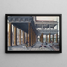 van het architecturale fantasietableau met figuren - Hans Vredeman de Vries — ingelijst kunstwerk aan de muur