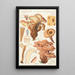 Lentinus cochleatus Pers Fr - Hans Baldung — framed artwork on a wall