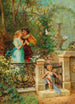 Onder de betovering van de liefde - Hans Zatzka — weergave van het kunstwerk