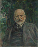 Portret van Dr. Alexander Malthe - Hans Degard — weergave van het kunstwerk