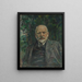 Portret van Dr. Alexander Malthe - Hans Degard — ingelijst kunstwerk aan de muur