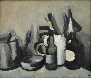 Natuurstudie met fles - Harald Giersing — weergave van het kunstwerk