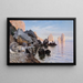 Scene aan de kust in Capri - Harald Jerichau — ingelijst kunstwerk aan de muur