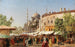van Rue du marché à Constantinople avec Sainte-Sophie - Harald Jerichau — weergave van het kunstwerk